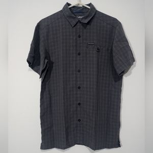 COLUMBIA Men's Omni-Shade sun protection  Button Down Shirt Plaid Size S